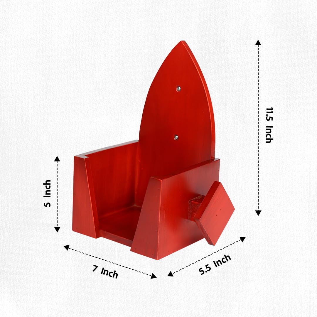Iron Box Stand for Clothes | Heat Resistant Iron Holder Stand | Heavy Duty Ironing Rack for Laundry Room Organizer, Durable Iron Rest for Home Use