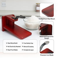 Coconut Graters for Kitchen | Manual Coconut Scraper with Iron Blade | Iron Blade (Chirava Thengai Thuruvi) | Handheld Coconut Scraper for Kitchen & Home | Wooden Base Cherava Shredder